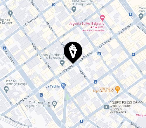 Mapa con la ubicación de Via Varese.