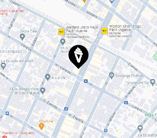 Mapa con la ubicación de Via Varese.