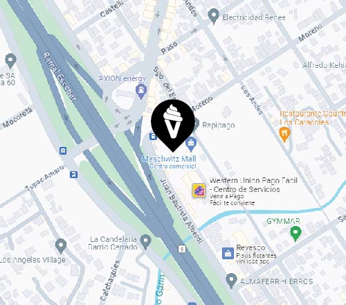 Mapa con la ubicación de Via Varese.